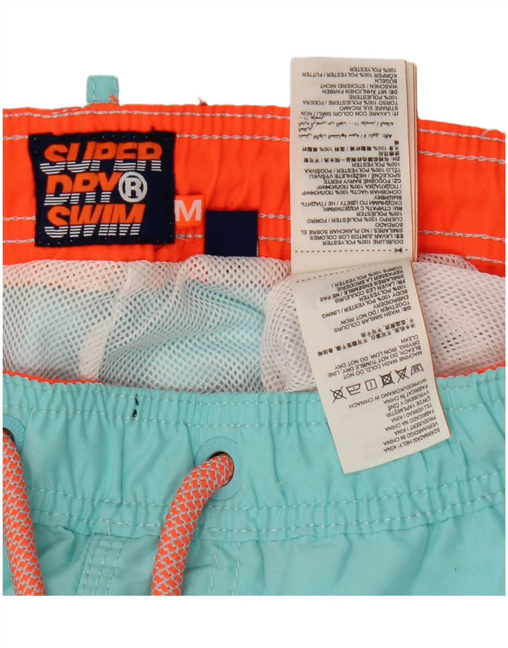Superdry Short de Bain Graphique Homme Bleu Moyen Polyester