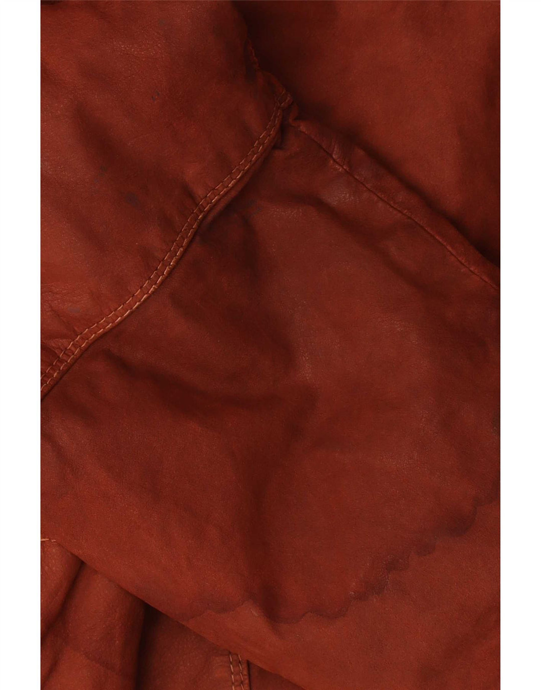 Veste en daim à capuche femme vintage IT 42 Cuir marron moyen