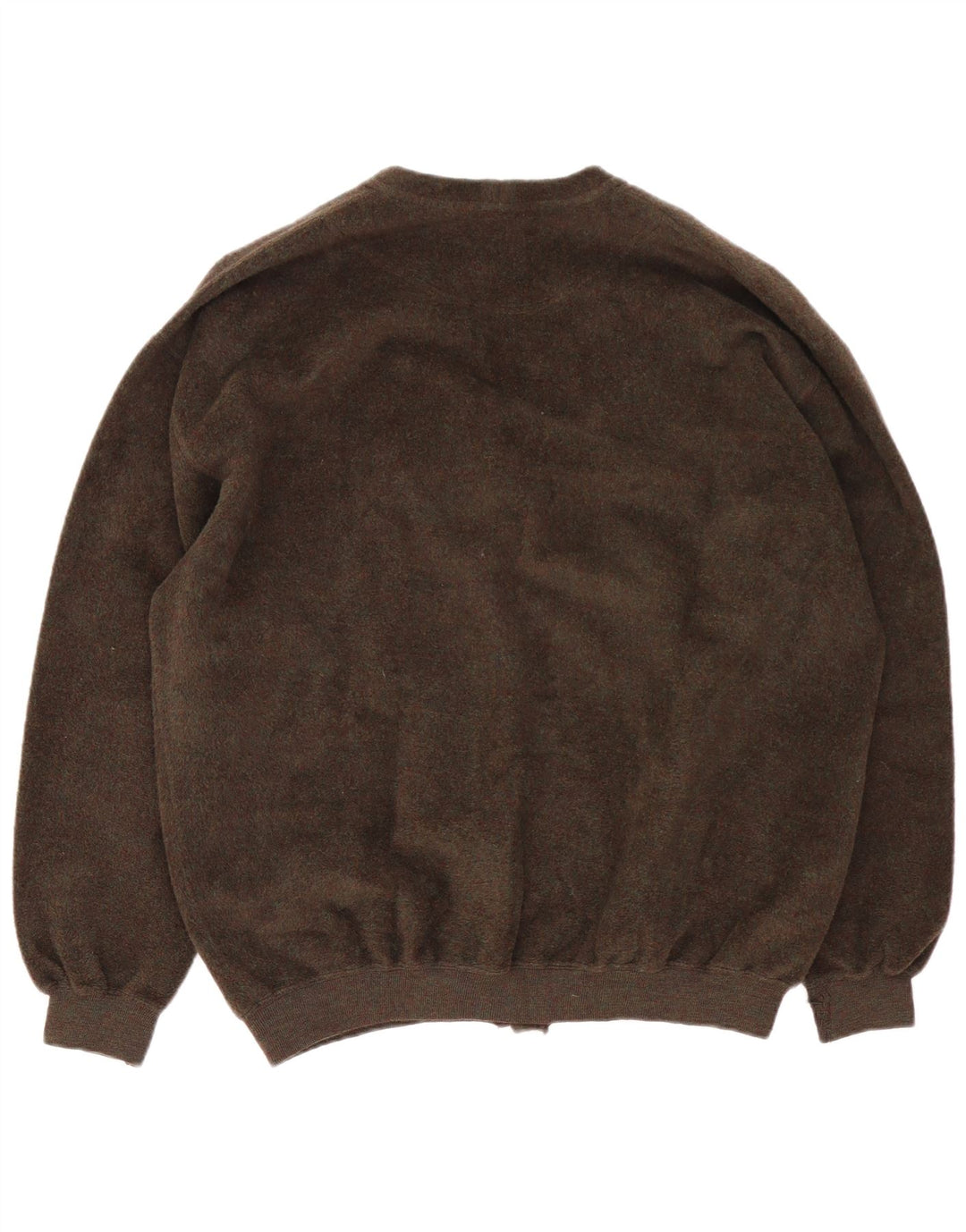 Webb&Scott Cardigan Homme Pull XL Marron Laine Vierge