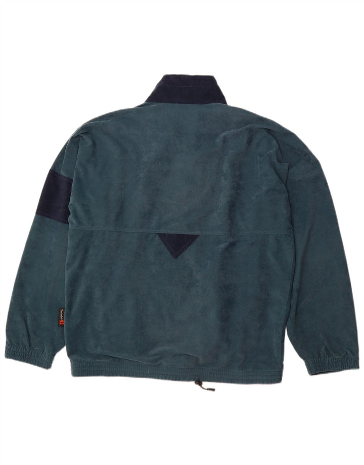 GREAT ESCAPES Womens Tracksuit Top Jacket EU 36 Small Blue Colourblock
