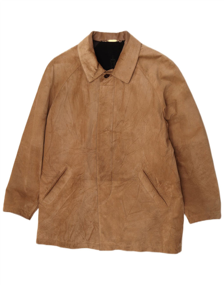 Torras Veste coupe-vent en daim pour homme IT 50 Large Marron