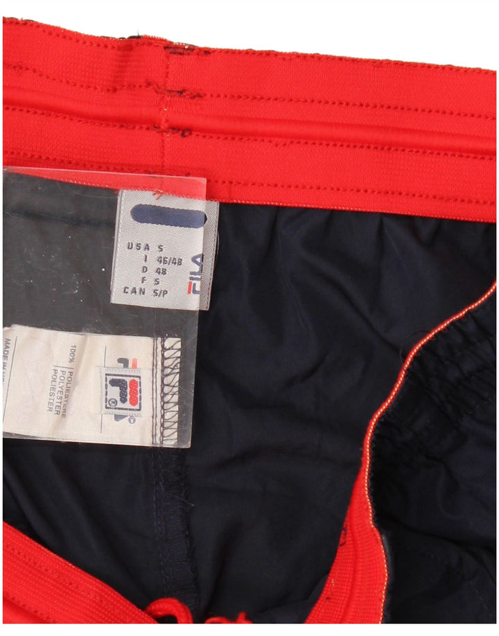 Fila Short de sport homme petit bleu marine polyester