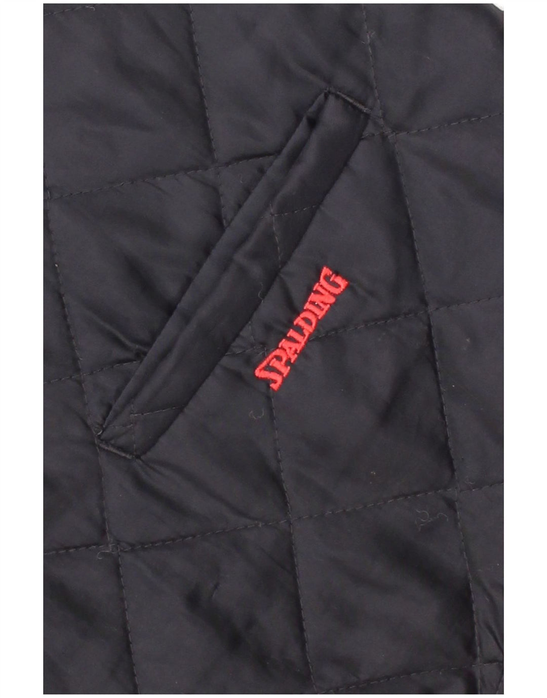 SPALDING Womens Quilted Gilet UK 18 XL Navy Blue