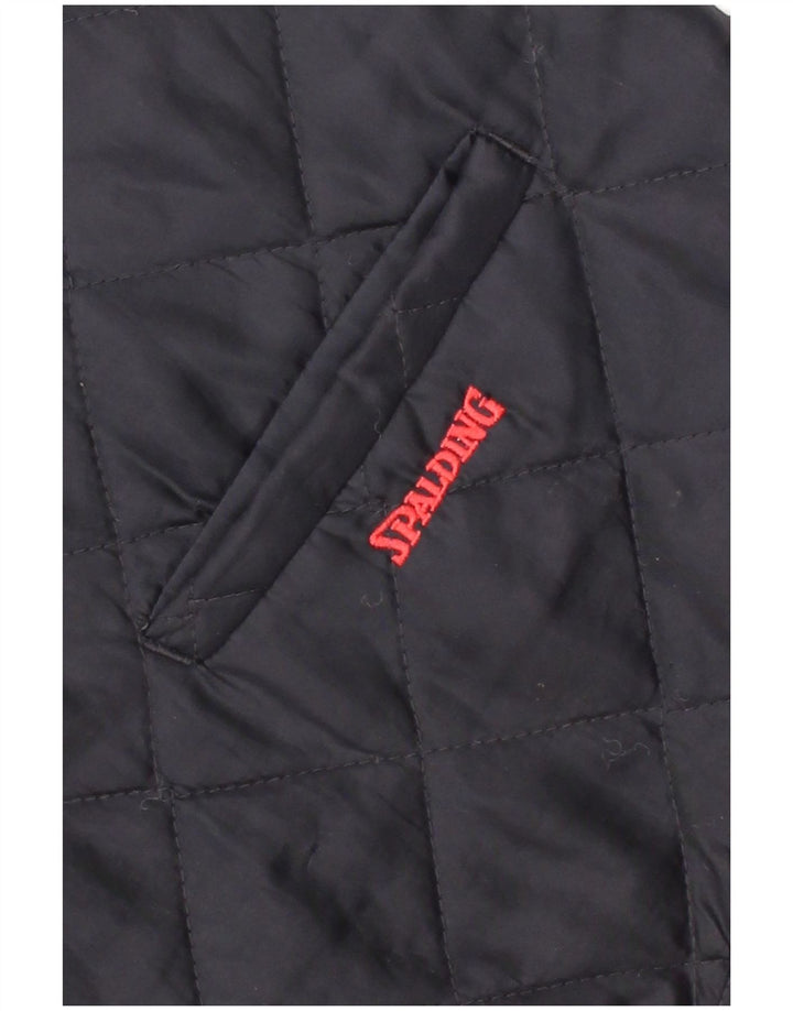 SPALDING Womens Quilted Gilet UK 18 XL Navy Blue