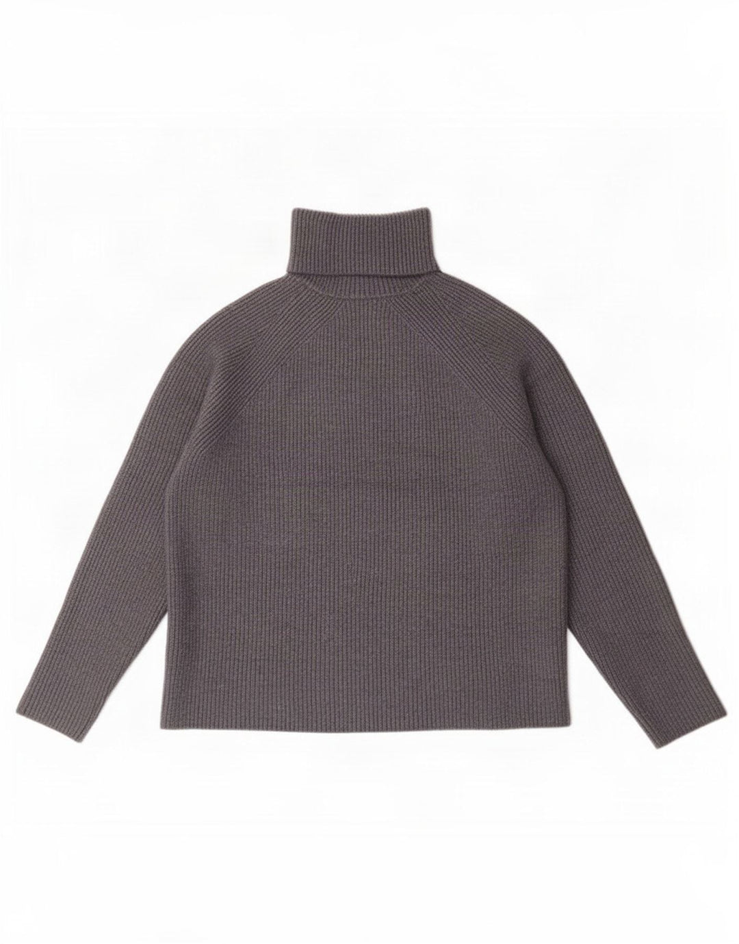 Marks & Spencer Pull court à col roulé pour femme Gris moyen UK 12