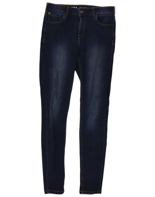 Jack Wills Jean skinny taille moyenne W29 L29 en coton bleu marine pour femme