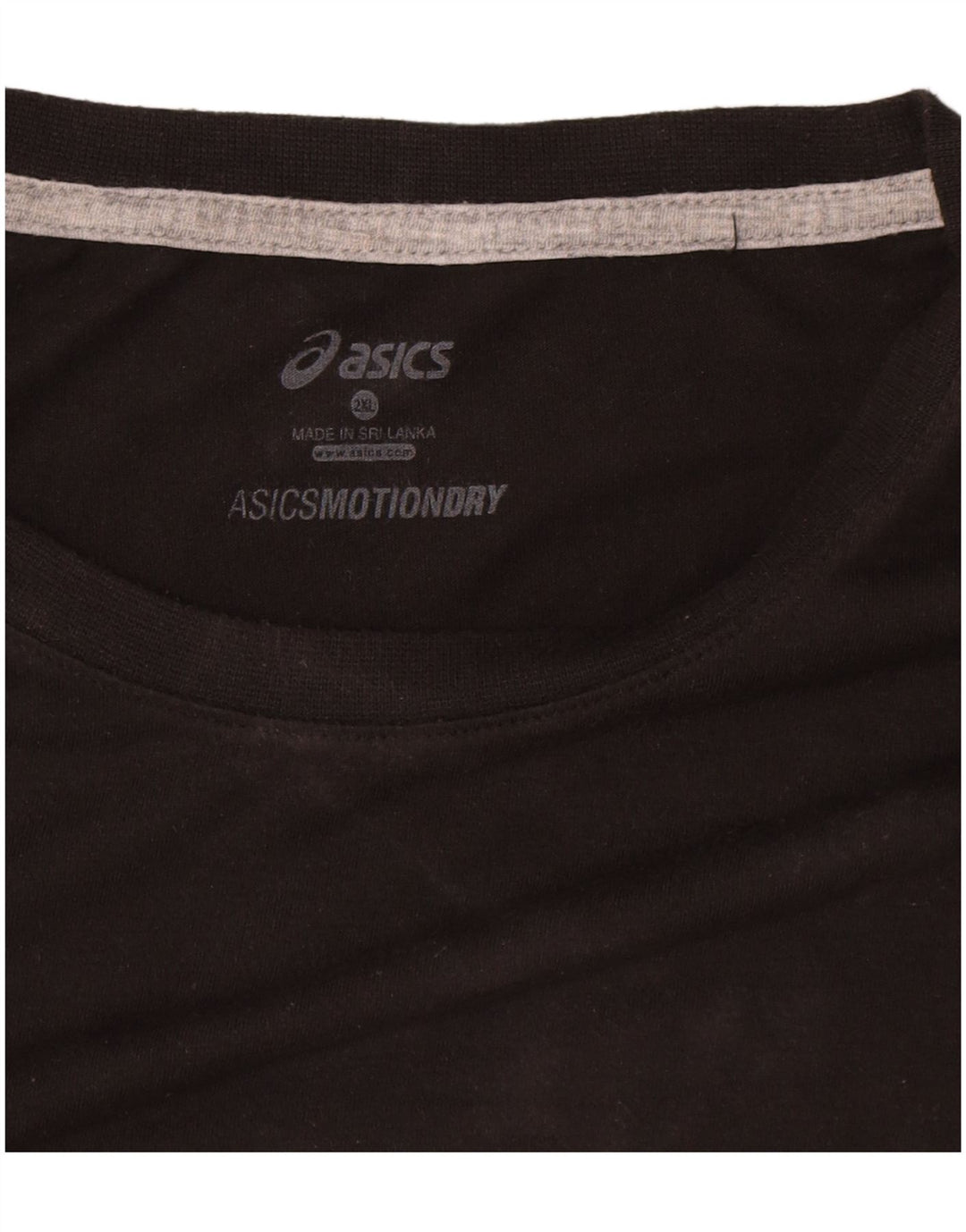 Asics T-Shirt Homme Haut 2XL Noir Coton
