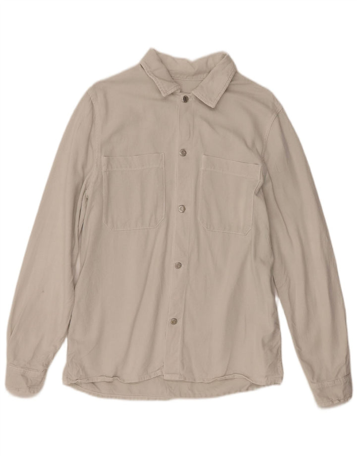 Chemise Moyenne Blanc Cassé Zara Homme