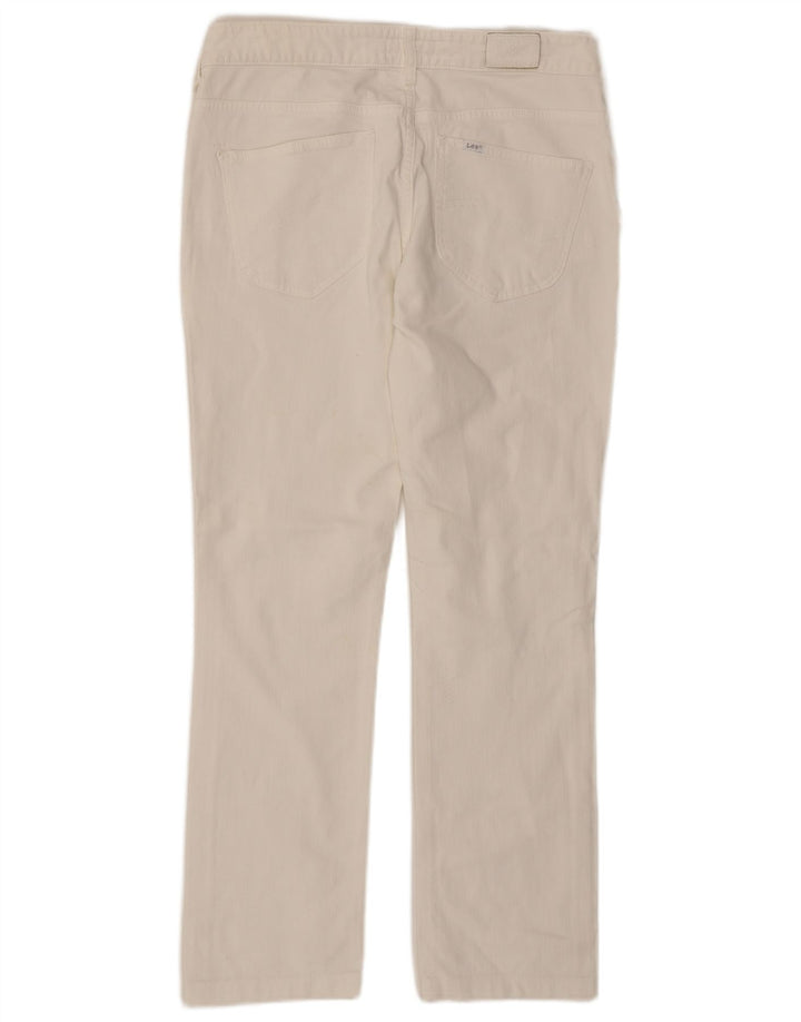 Lee Jean Droit Norma Femme W31 L29 Coton Blanc
