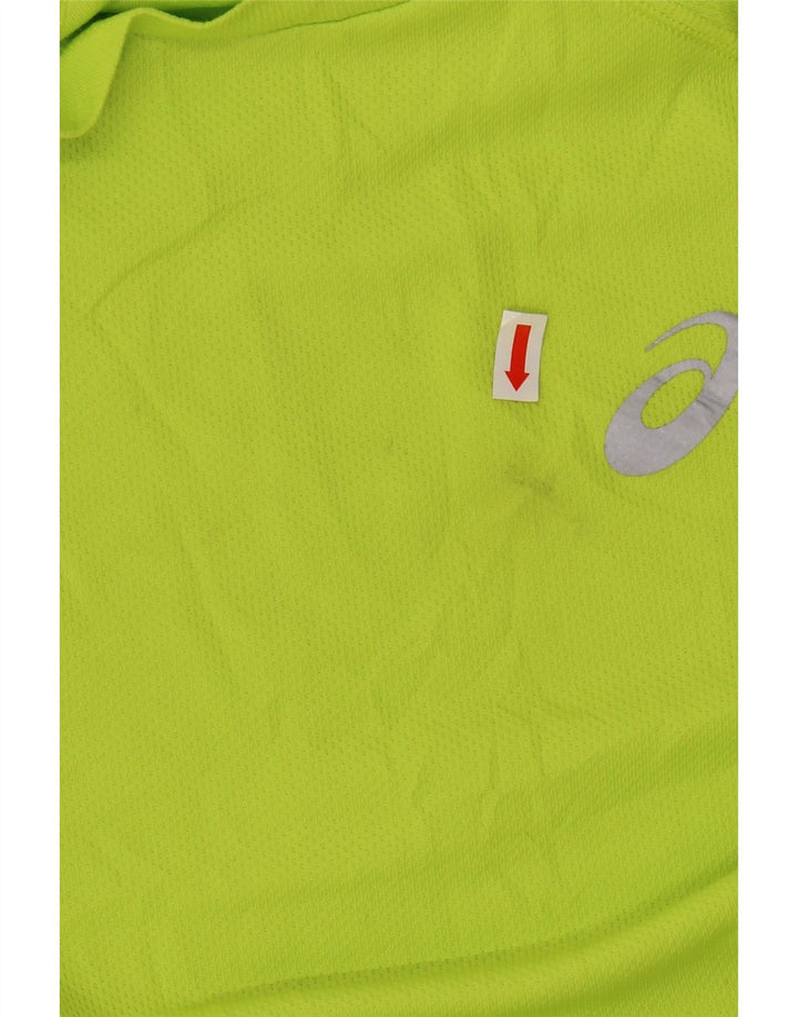 Asics T-Shirt Homme Vert Moyen Polyester