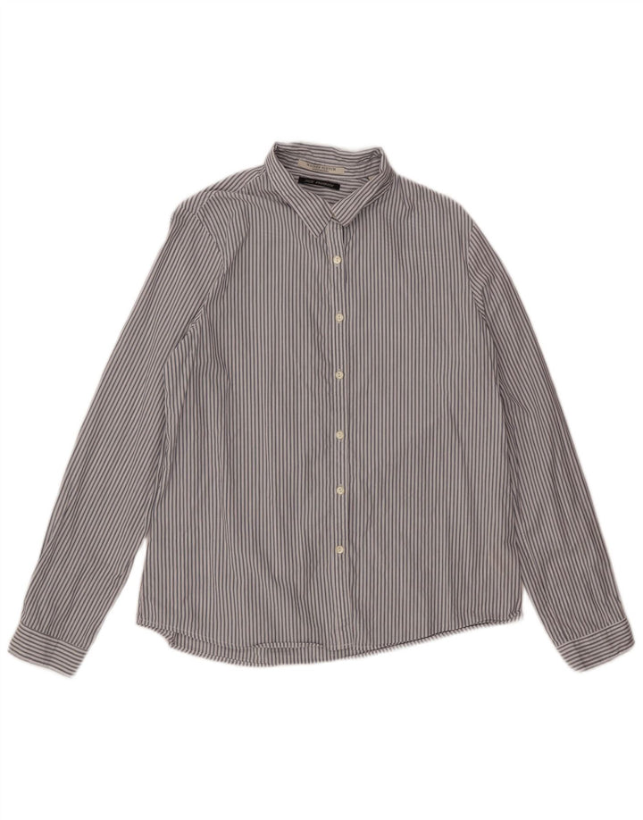 Scotch & Soda Chemise Homme Blanc Moyen Rayé Coton