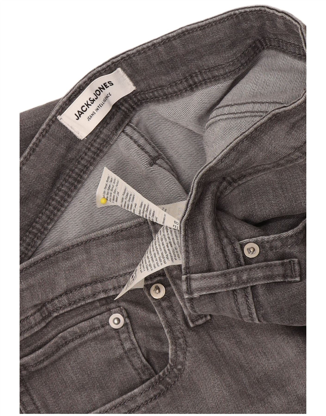 Jack & Jones Jean Slim GLENN W34 L33 Homme Gris Coton