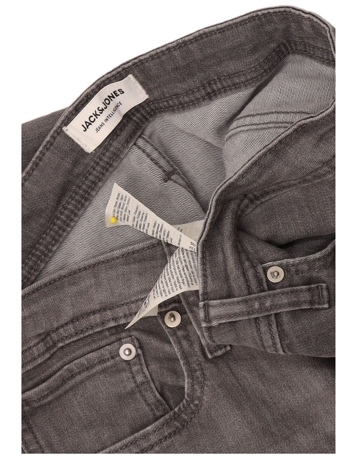 Jack & Jones Jean Slim GLENN W34 L33 Homme Gris Coton