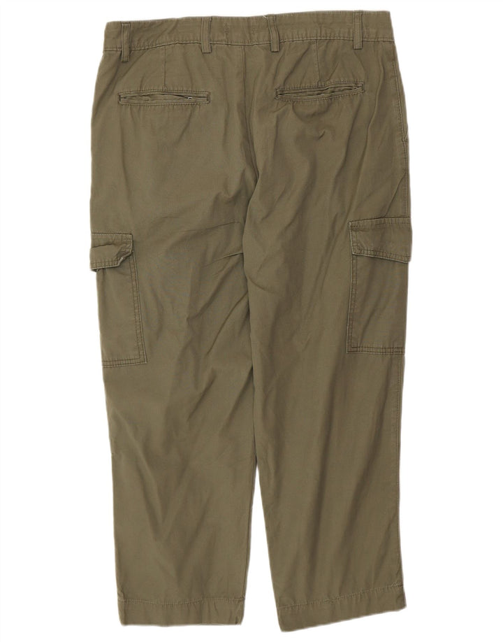 BLU STUDIO Pantalon cargo Napoli pour homme IT 50 Large W36 L24 Vert