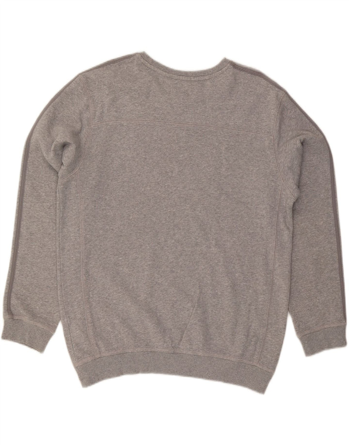 ADIDAS Sweat-Shirt Homme Gris Moyen Coton