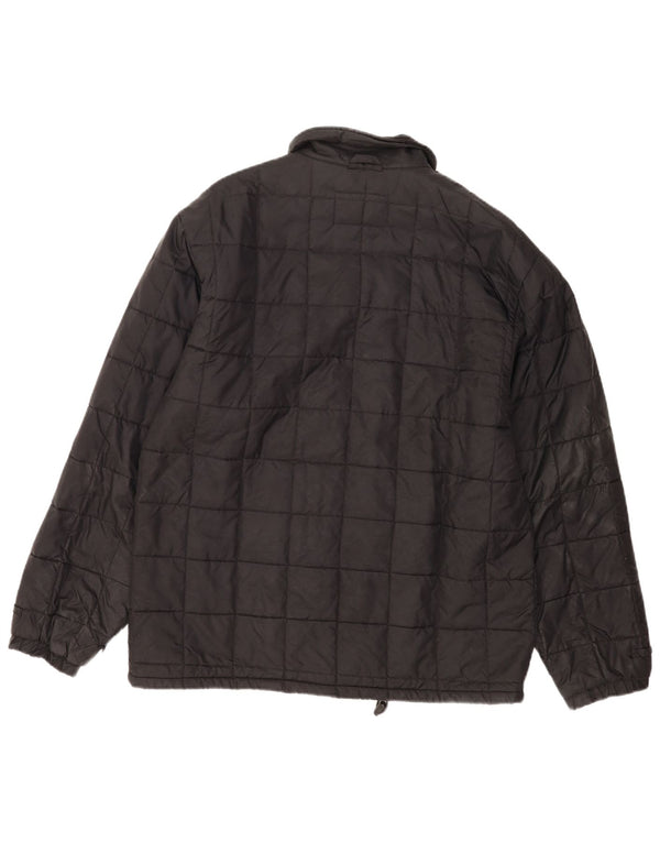 Quiksilver Veste matelassée pour homme UK 40 Large Noir