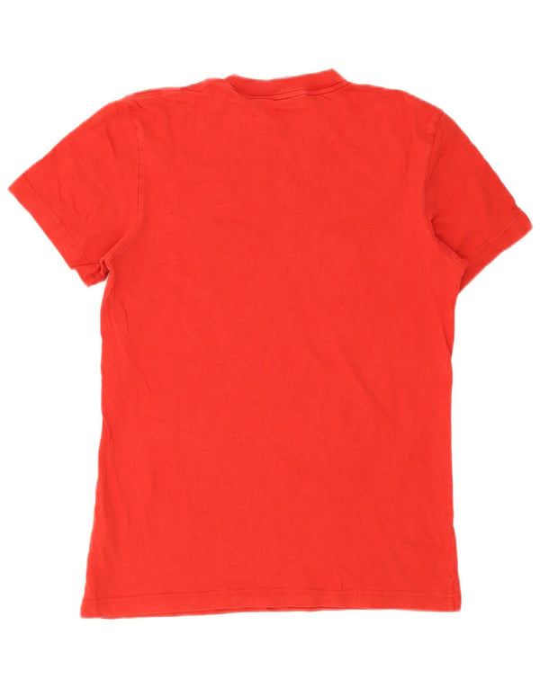 Adidas Mens Graphic T-Shirt Top XS Rouge Coton