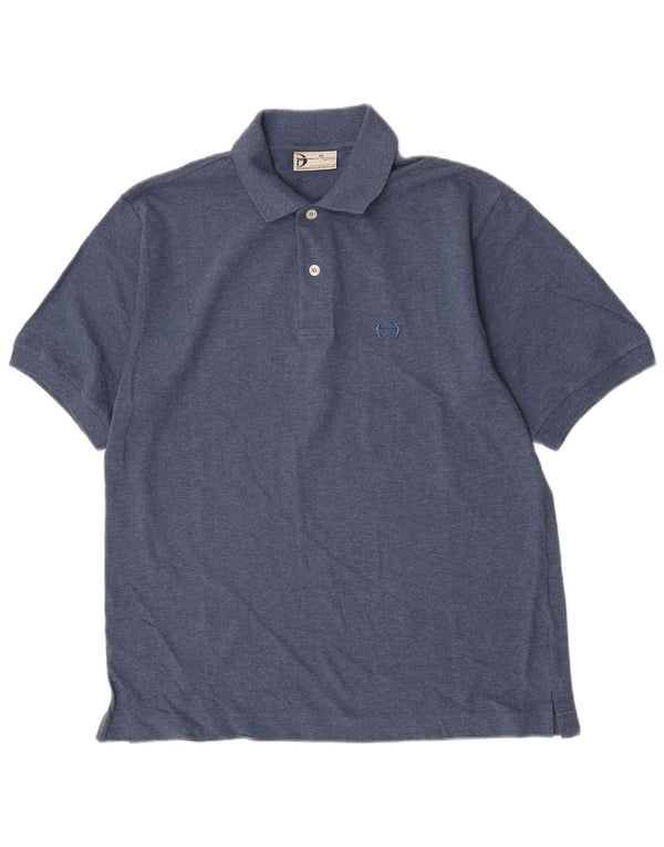 Sergio Tacchini Polo Homme Bleu Marine Moyen
