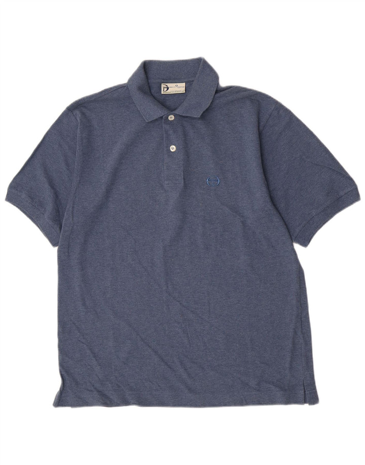 Sergio Tacchini Polo Homme Bleu Marine Moyen
