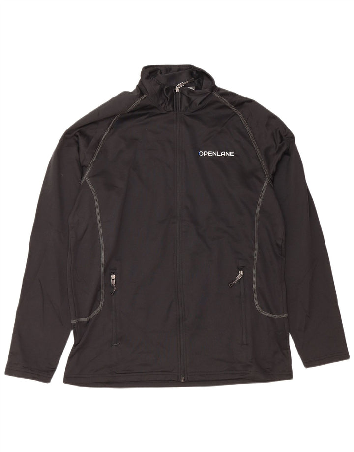EDDIE BAUER Veste de survêtement pour homme Large Noir Polyester