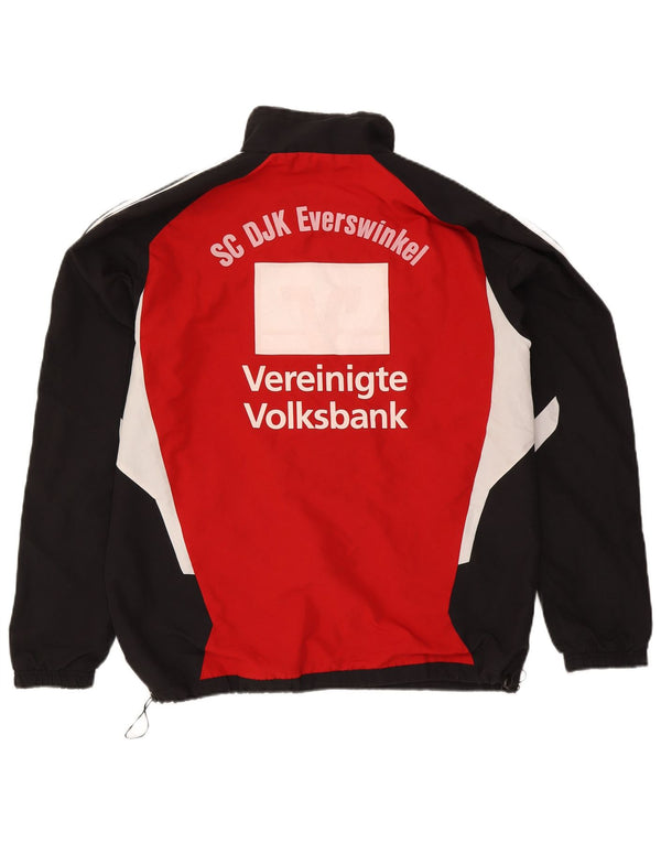 Adidas Veste de survêtement graphique pour homme UK 42/44 Large Rouge Colourblock