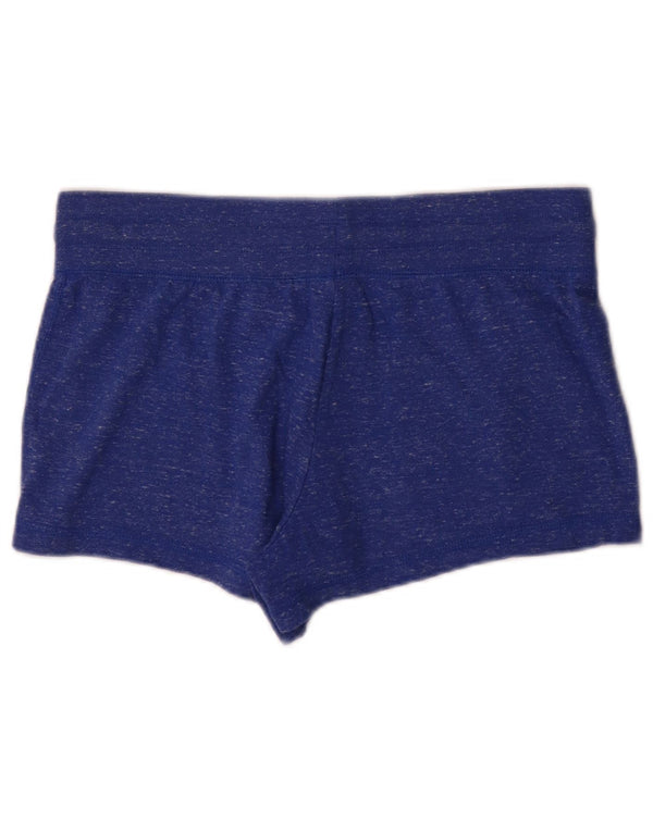 Nike Short de sport graphique pour femme UK 12 Polyester moucheté bleu moyen