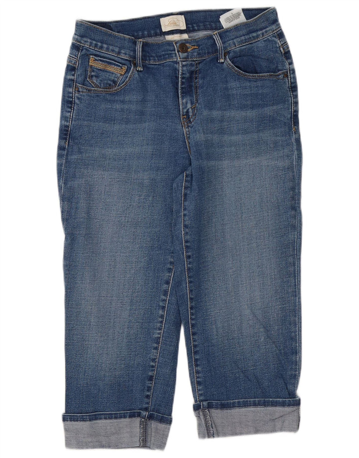 LEVI'S Jean Capri 515 pour femme US 4 Small W28 L20 Bleu Coton
