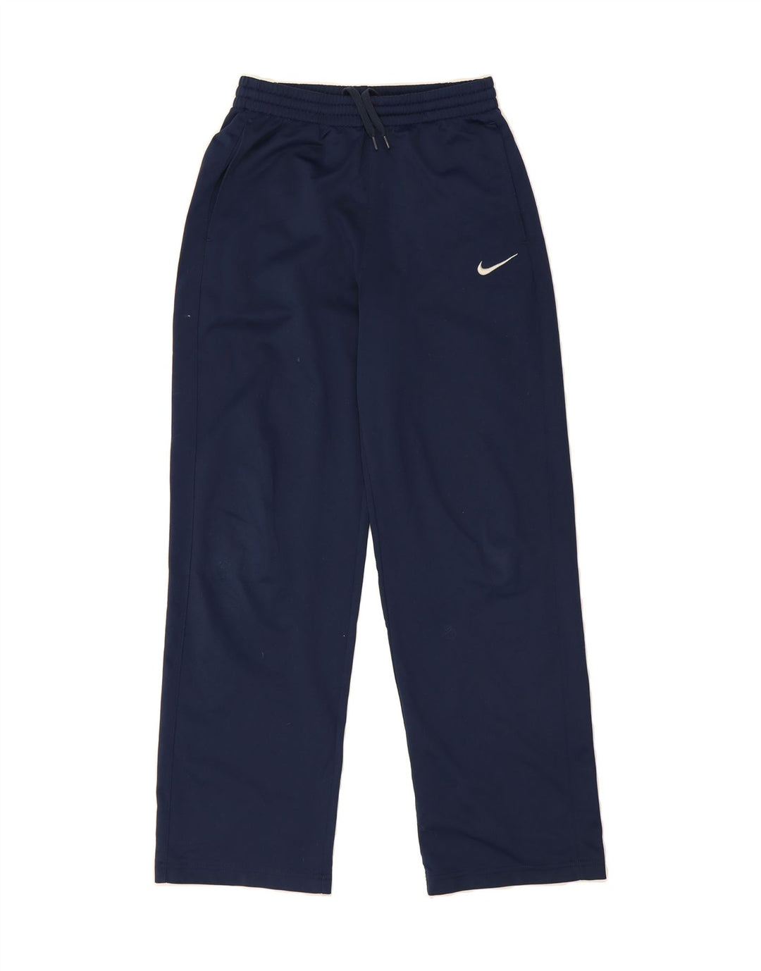 NIKE Boys Tracksuit Trousers 13-14 Years XL Navy Blue Polyester Vintage Nike and Second-Hand Nike from Messina Hembry 
