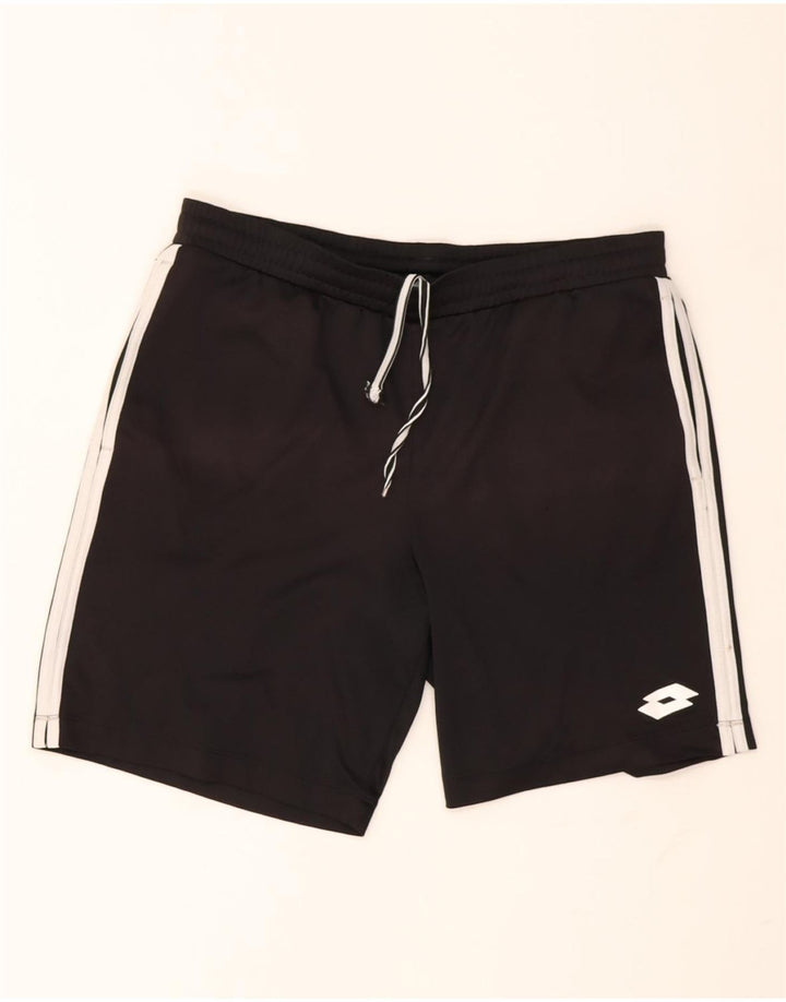 Lotto Short de Sport Homme Noir Moyen