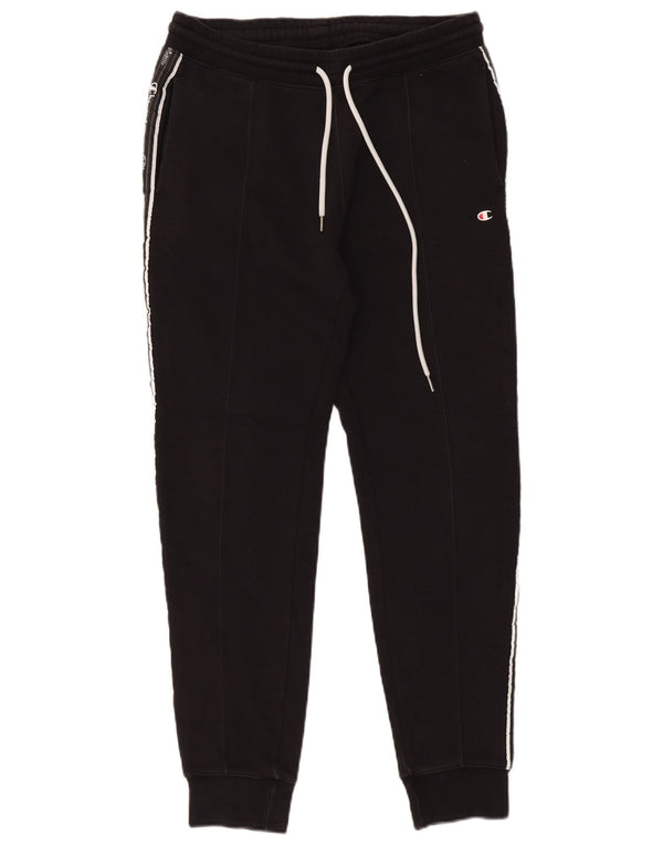Champion Pantalon de Survêtement Graphique Homme Joggers Large Noir Colourblock