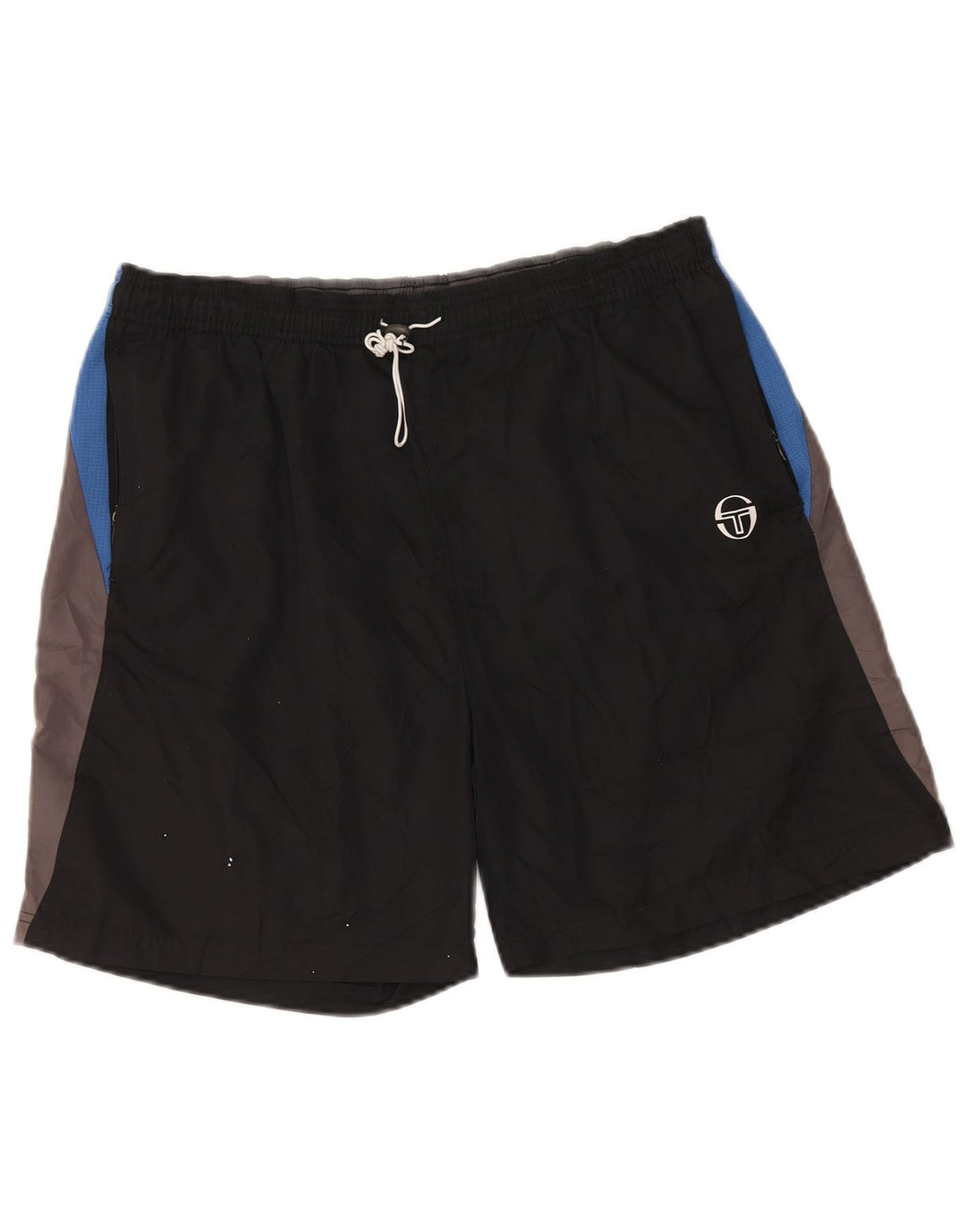 SERGIO TACCHINI Short de Bain Homme XL Noir Colourblock Polyester