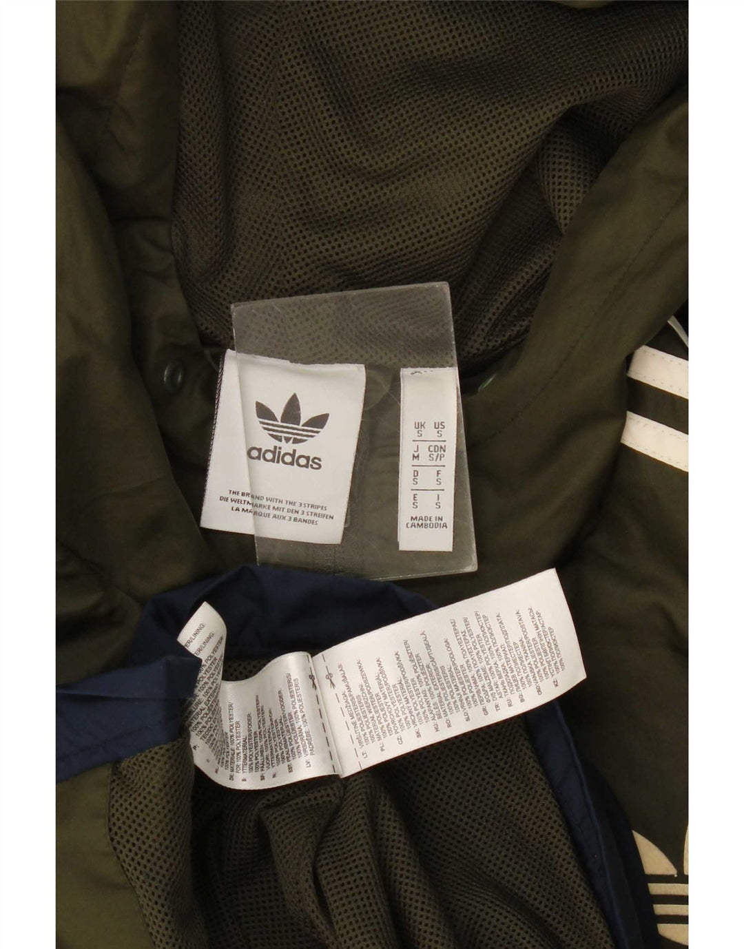 Adidas Veste de survêtement à capuche pour homme Small Multicolore Colourblock