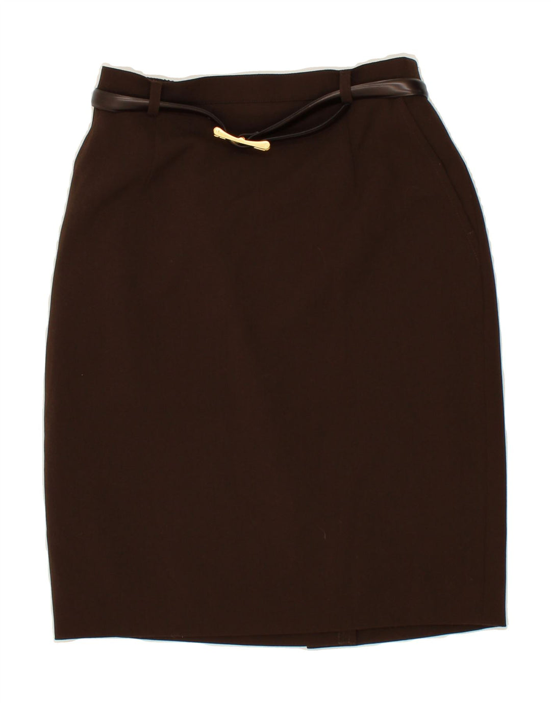 ARA Womens Pencil Skirt UK 12 Medium W26 Brown Polyester Vintage ARA and Second-Hand ARA from Messina Hembry 