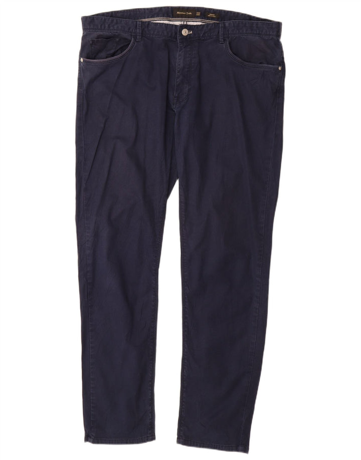 MASSIMO DUTTI Pantalon décontracté coupe slim pour homme EU 48 XL W38 L32 Bleu marine