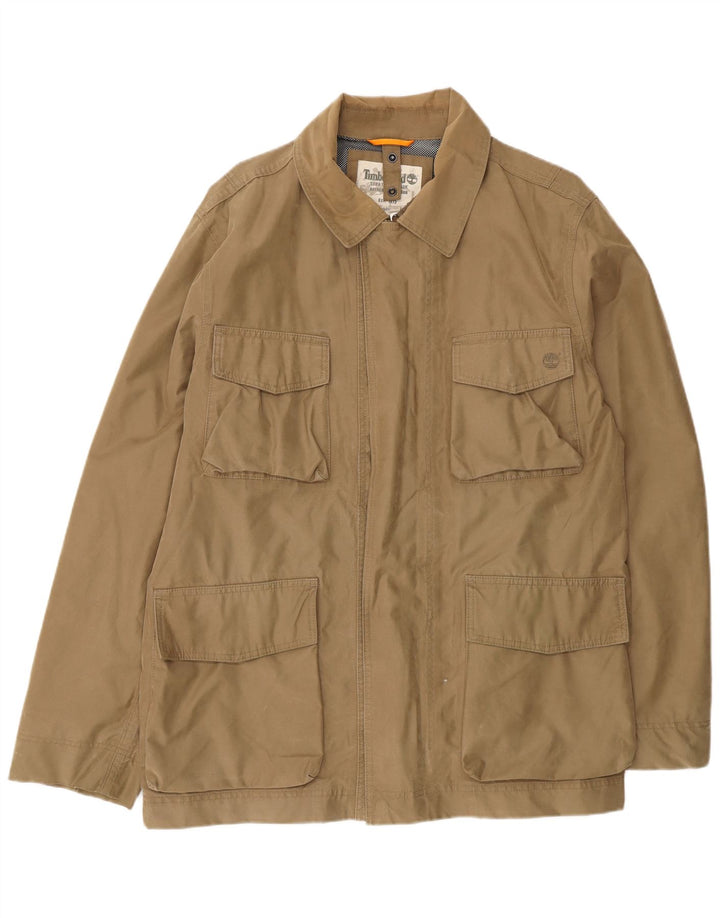 Timberland Veste utilitaire pour homme UK 40 Grand coton beige