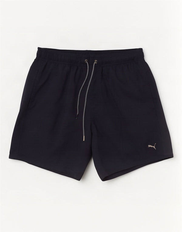 Puma Short de Sport Homme Bleu Marine Moyen Polyester