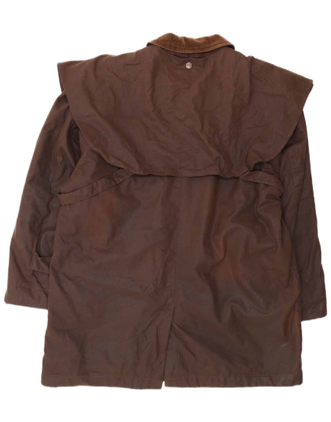 Derby Veste en coton ciré pour homme UK 40 Large Marron