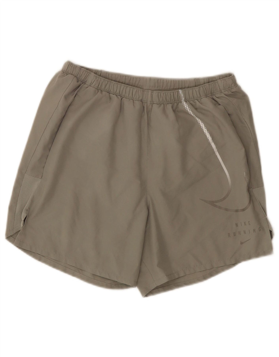 Short de sport Nike Dri Fit Graphic pour hommes, petit, gris, polyester