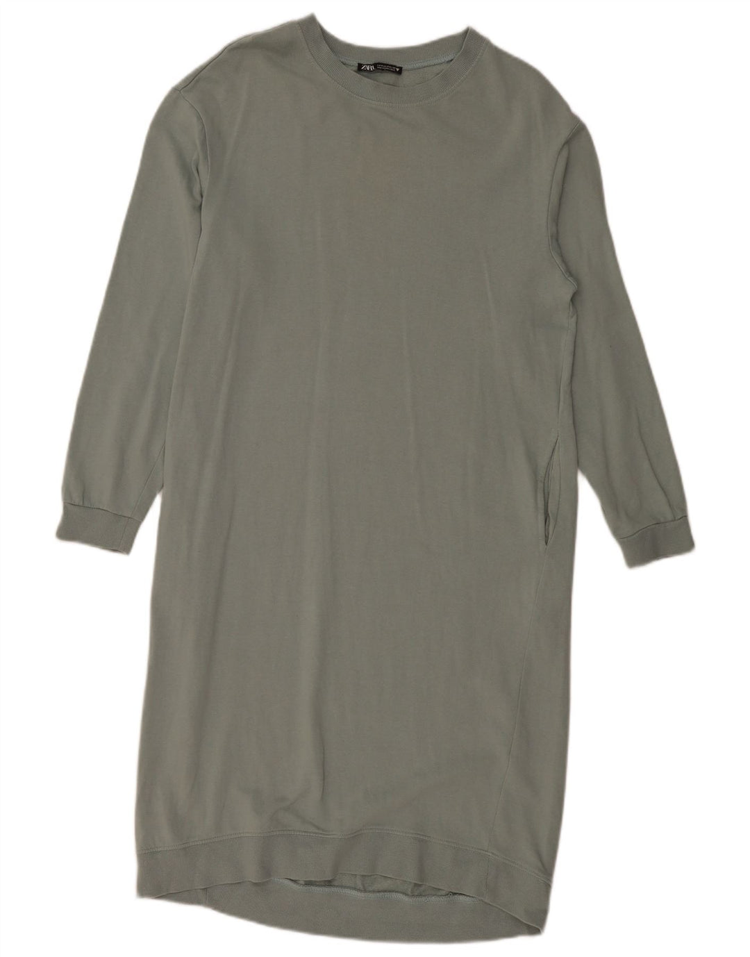 Zara Robe pull sweat-shirt pour femme UK 14 Gris moyen