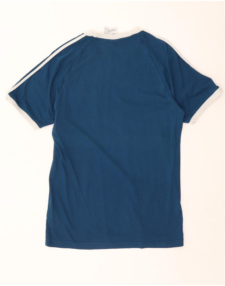 Adidas T-Shirt Homme Top Bleu Moyen Coton