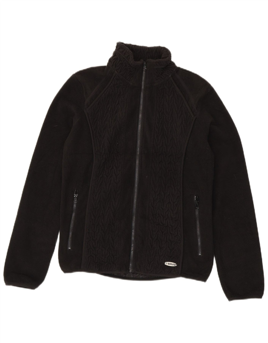 Brugi Veste Polaire Femme UK 14 Large Noir Polyester