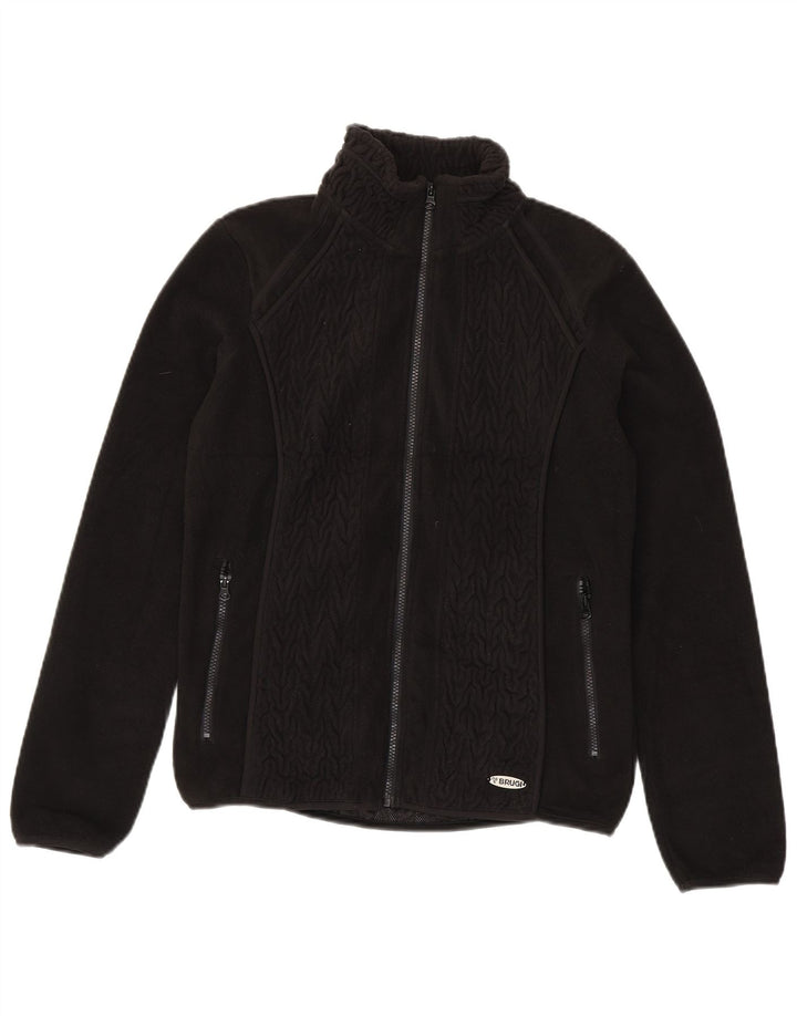 Brugi Veste Polaire Femme UK 14 Large Noir Polyester
