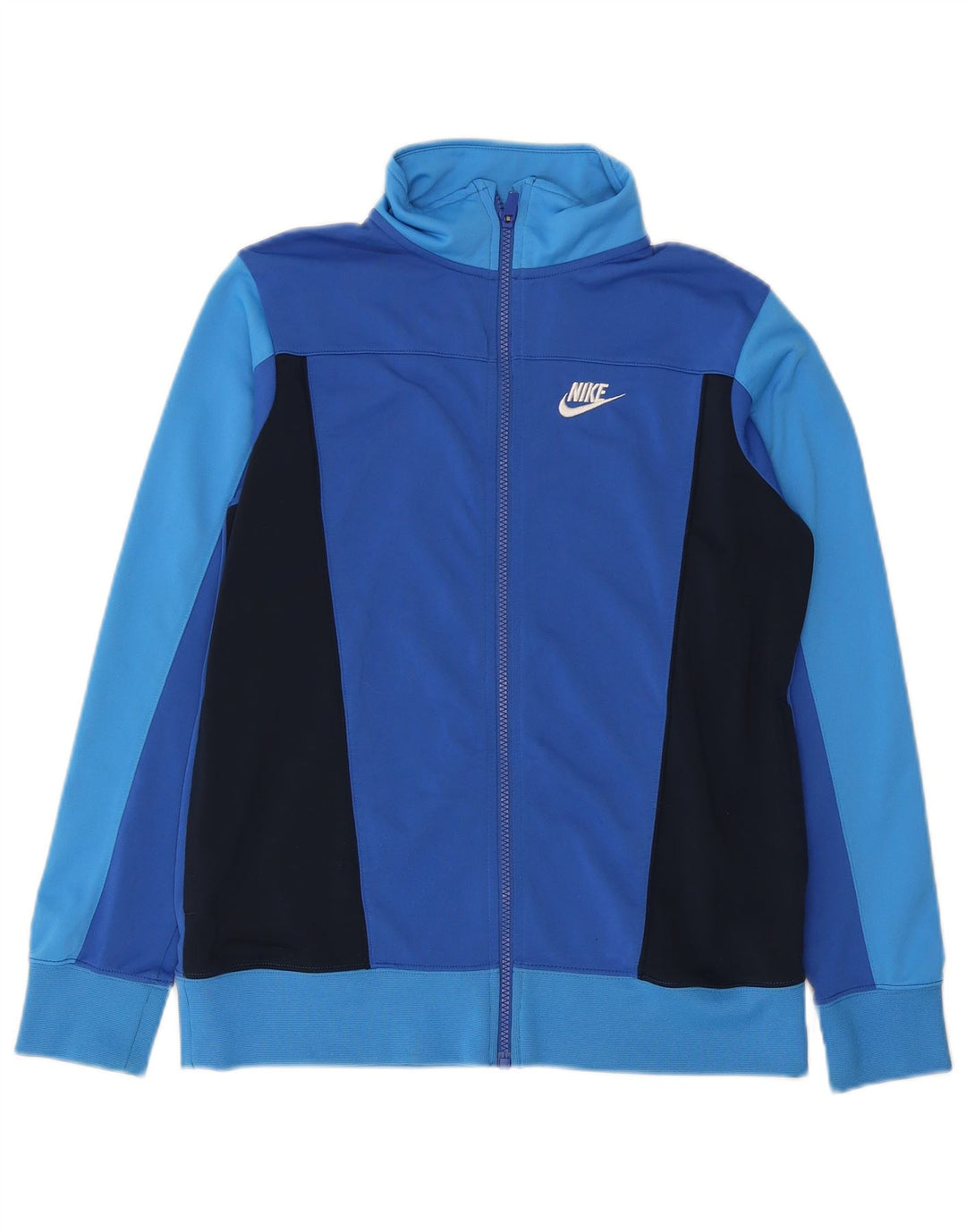 Veste de survêtement Nike pour garçon 13-14 ans XL Bleu Colorblock Polyester