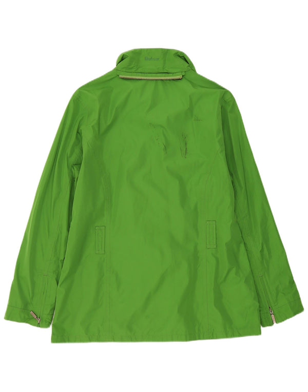 Barbour Veste de pluie pour femme UK 16 Large Vert Polyester