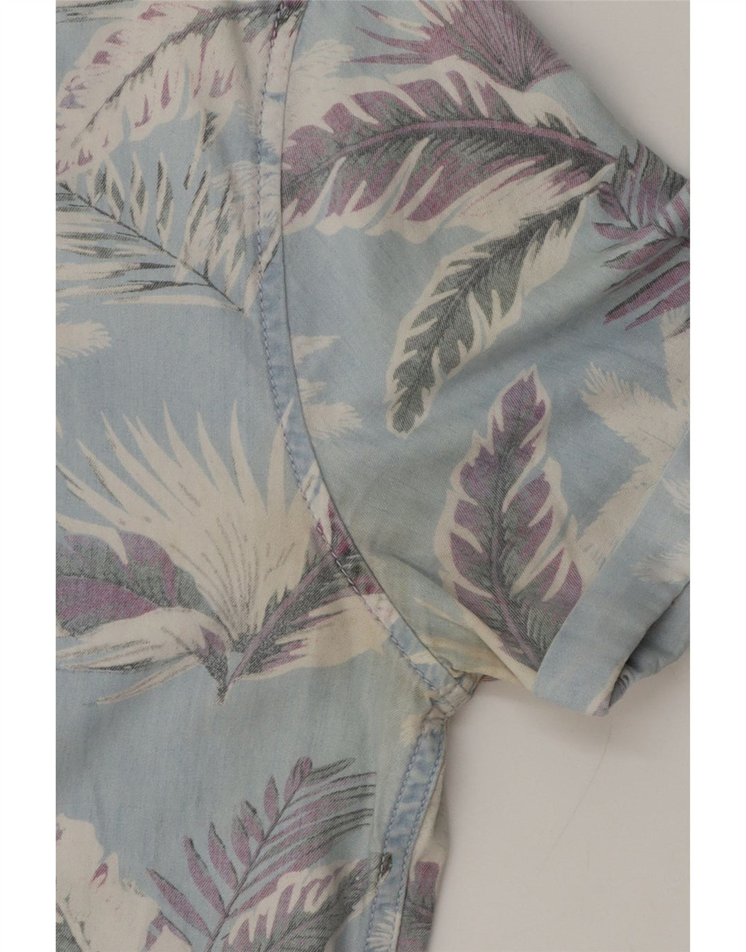Superdry Chemise à Manches Courtes Regular Fit Homme Bleu Moyen Floral Coton