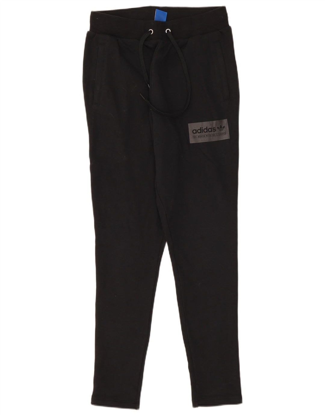 Adidas Pantalon de survêtement pour femme UK 8 Small Noir Coton