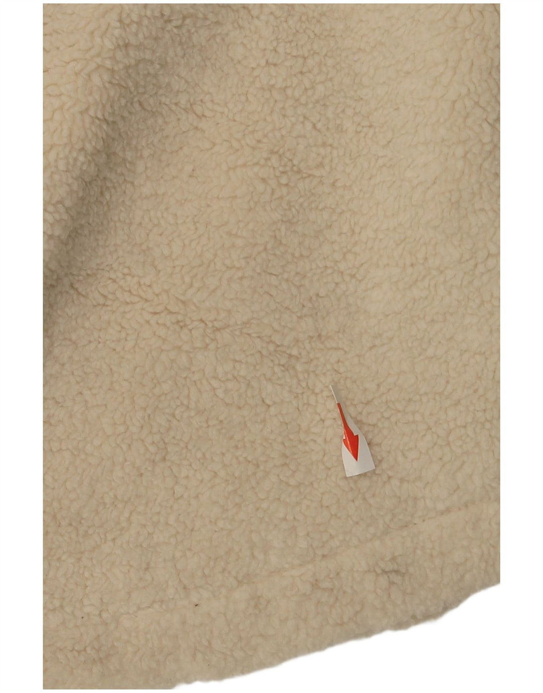 Topshop Veste polaire surdimensionnée pour femme UK 10 Small Beige Polyester