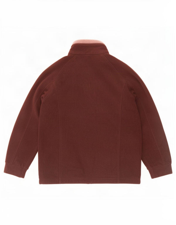 Marks & Spencer Veste polaire pour femme UK 10 Small Marron Colourblock