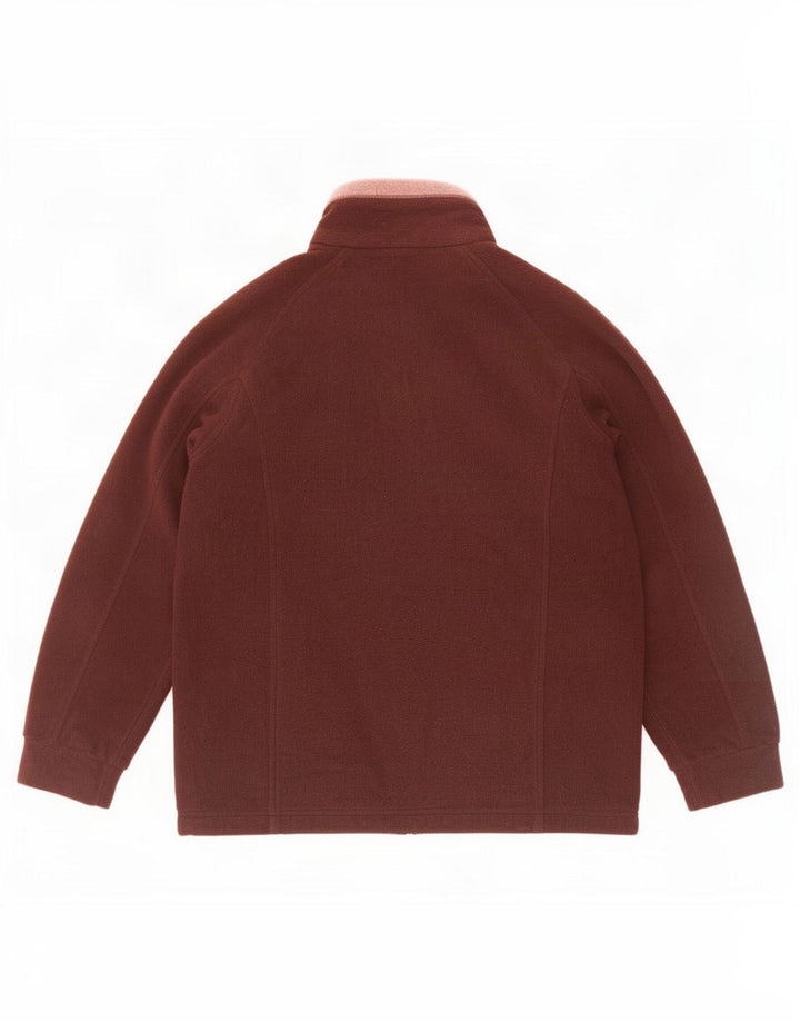 Marks & Spencer Veste polaire pour femme UK 10 Small Marron Colourblock