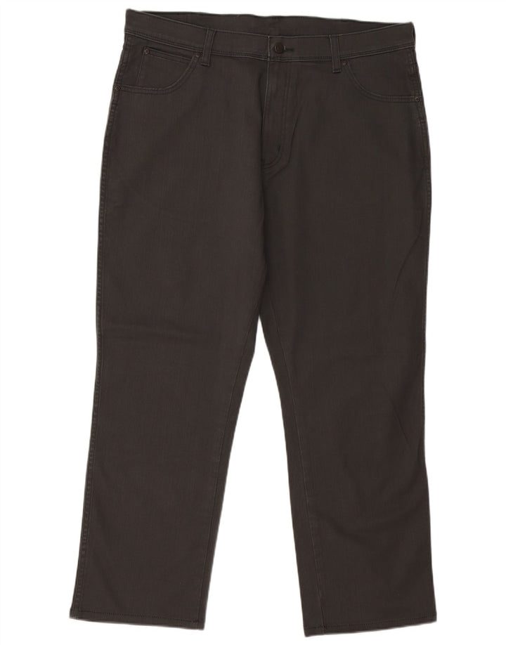 Wrangler Jean droit homme W38 L30 gris coton
